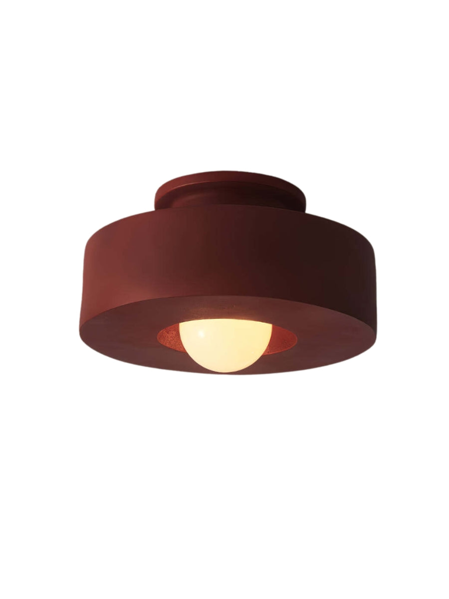 Moderne Nordische Minimalistische Rund Harz Deckenlampe