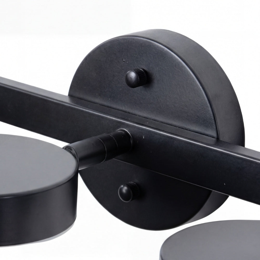 Gyralume Verstellbare Wandleuchte mit drei Leuchtenköpfen – Modernes, rundes Design aus Metall für die zeitgemäße Heimdekoration