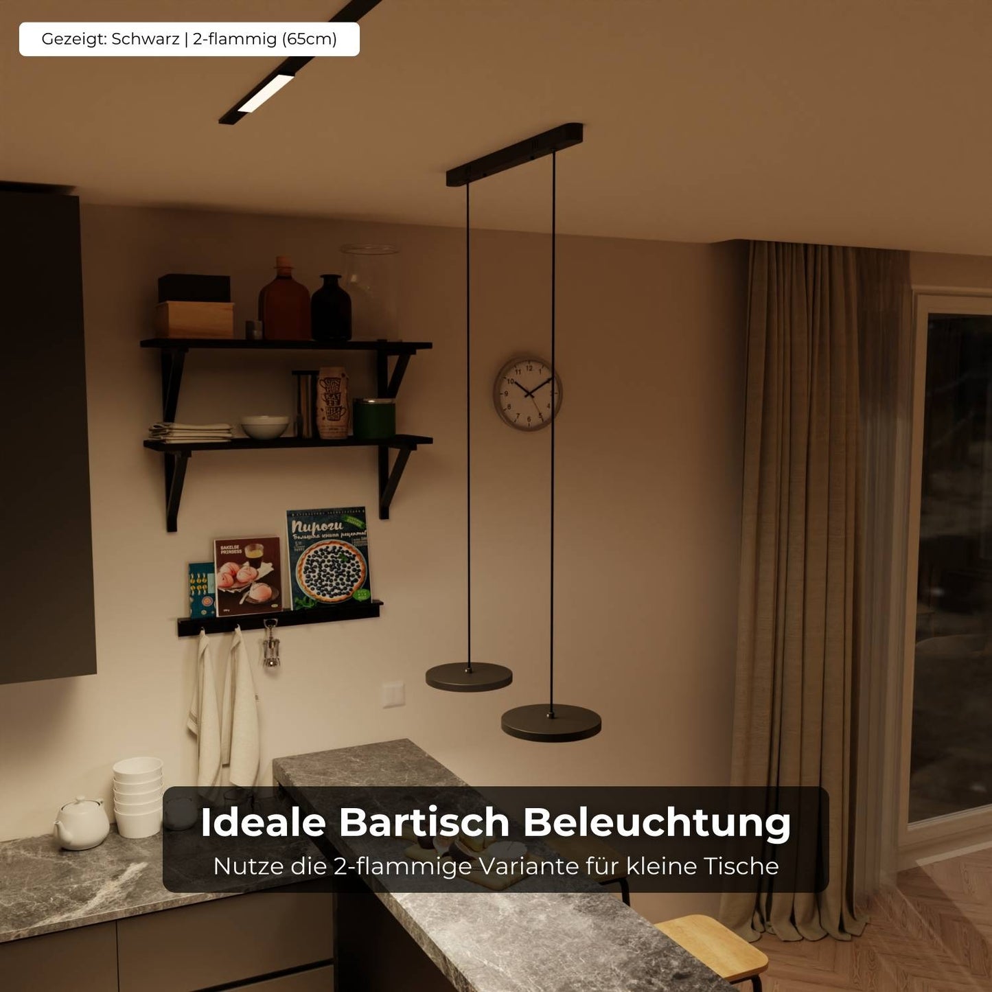 Minimalist Round Flat Evanos Pendant Light