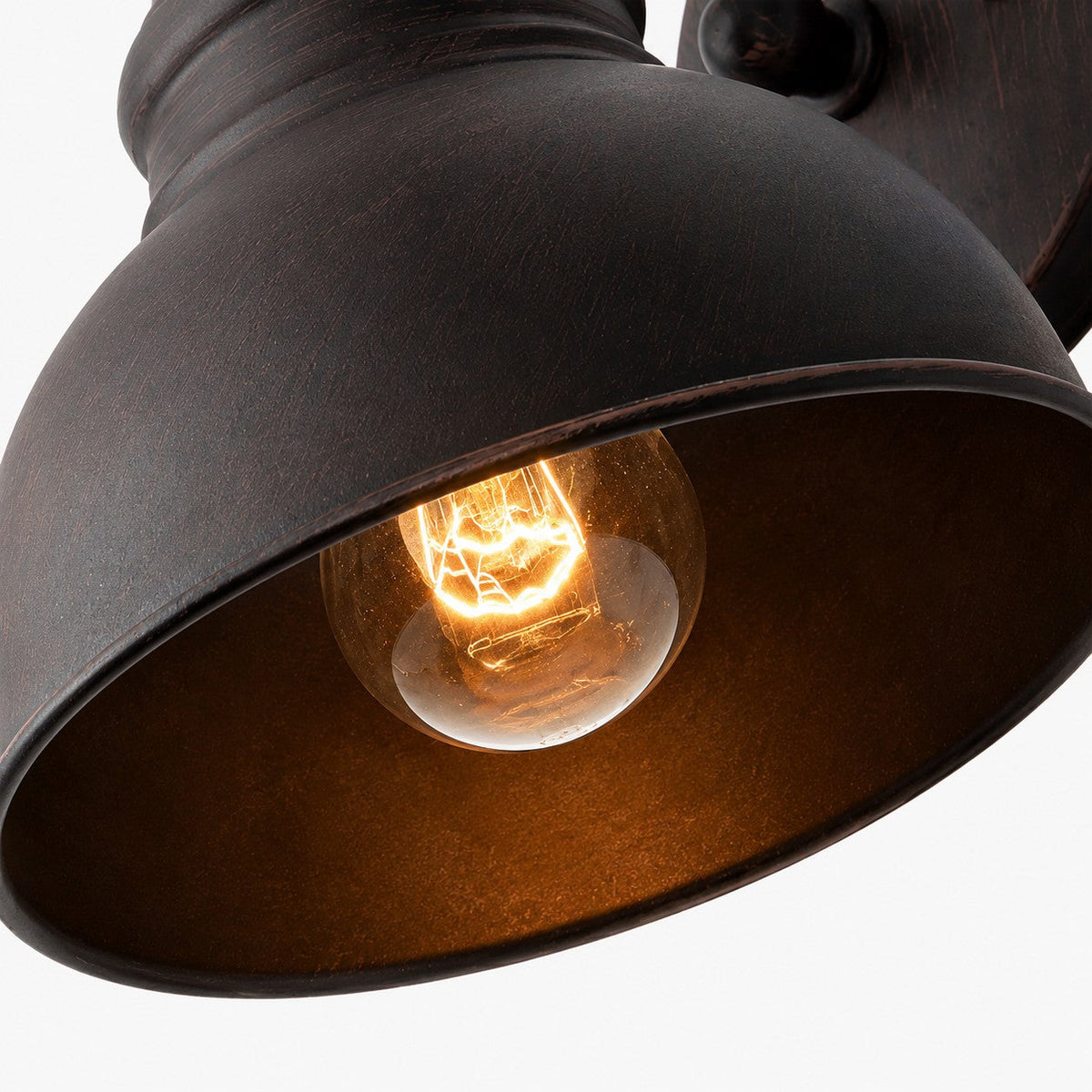 Solenvo Industrial Metal Wall Light - American Vintage Style for Garden and Porch Lighting