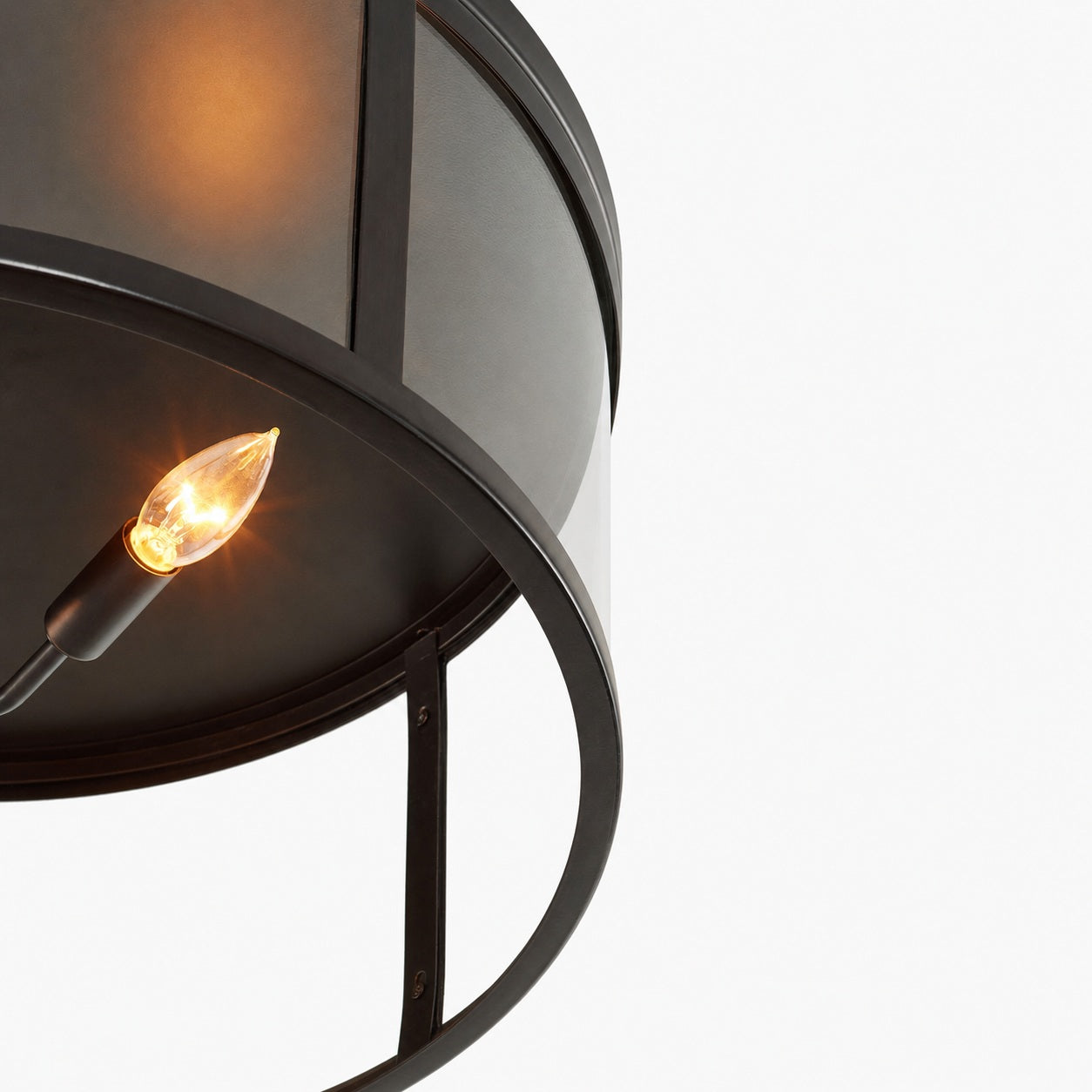 Ferrix Minimalistische Eisen Flush Mount Deckenleuchte für Veranden und Flure