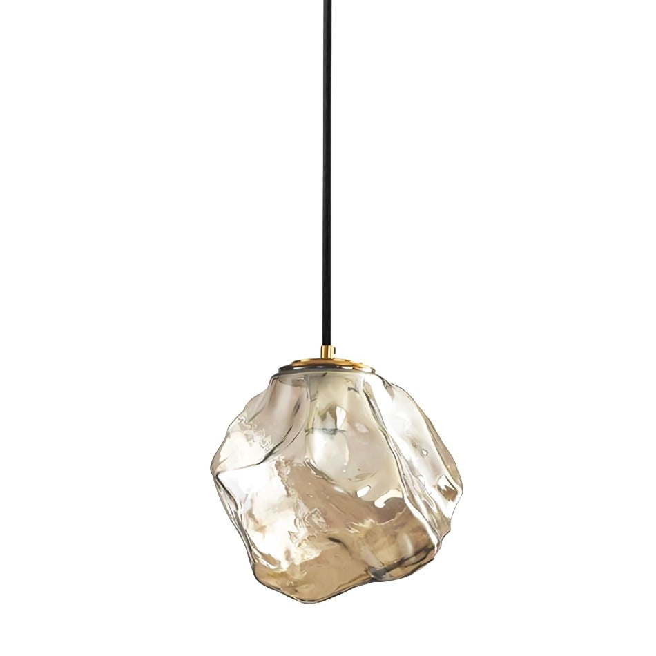 Modern Irregular Ice Cube Glass Pendant Light
