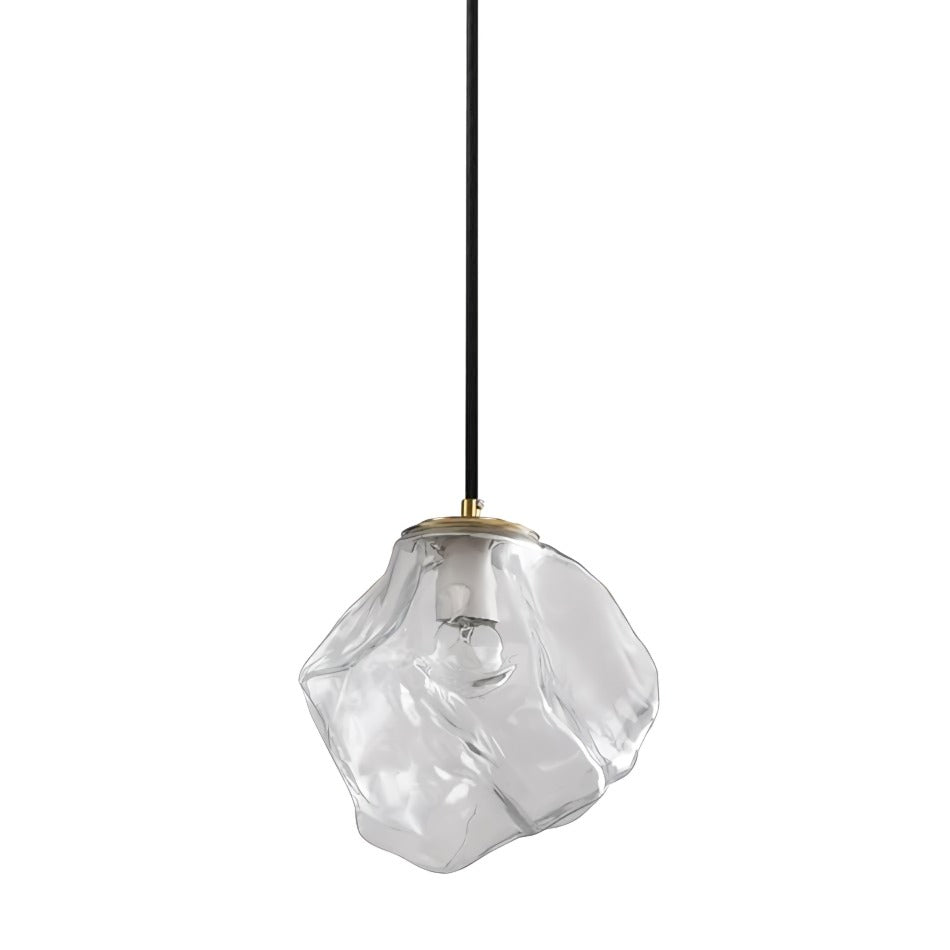 Modern Irregular Ice Cube Glass Pendant Light