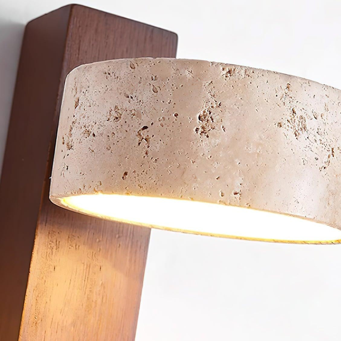 Nordic Travertine Rotatable Wall Lamp
