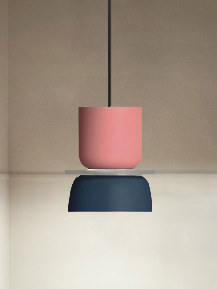 Macaron Acrylic Colorful Bowl Shade Pendant Light