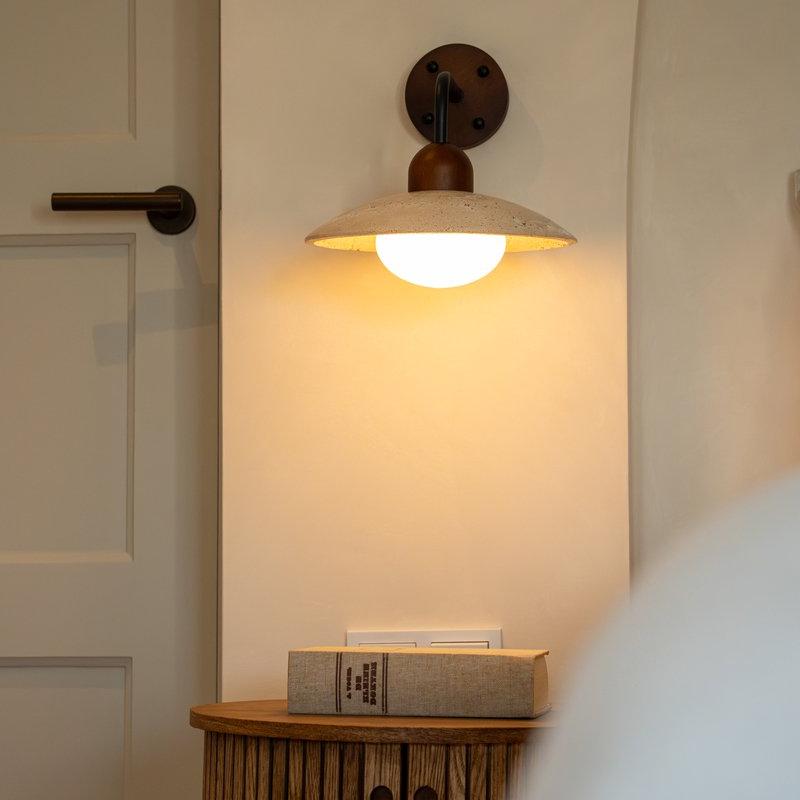 Modernes Design Disc Travertin Wandleuchte