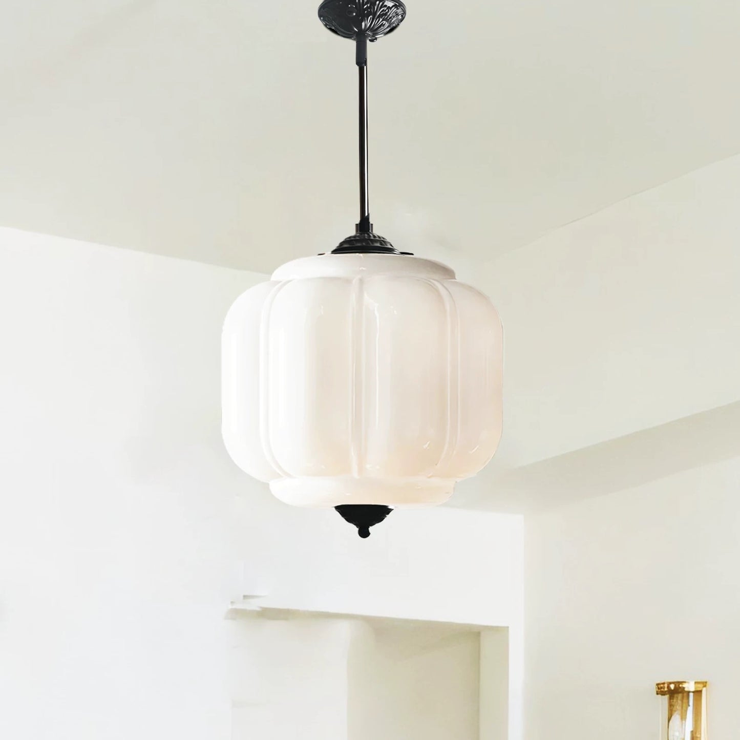 Eloise Glas Pendelleuchte - Vintage Pendelleuchte Esstisch
