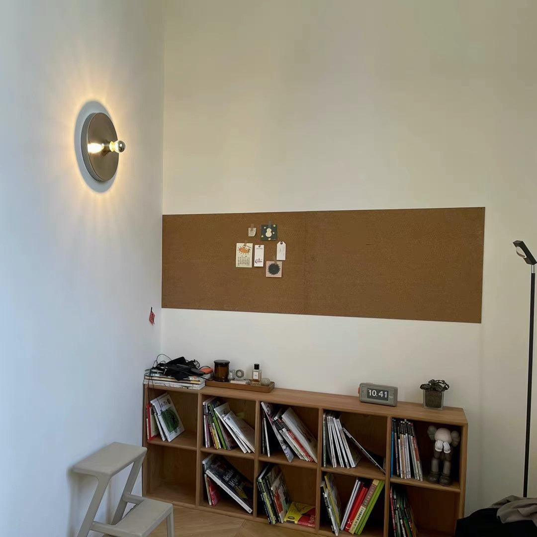 Mid Century Space Age Scheiben Wandleuchte