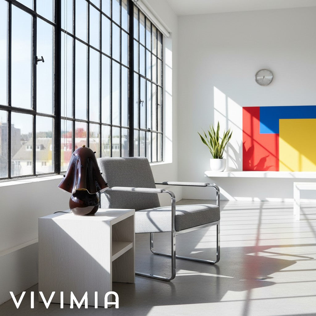 Bellina Elegant Glass Table Lamp – Sleek Design for Bedside or Desk