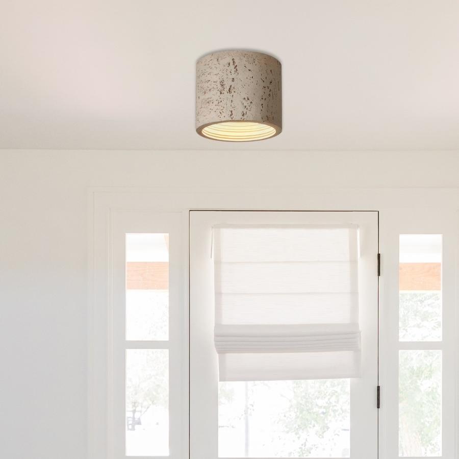 Moderne zylindrische Wabi-Sabi-Deckenlampe
