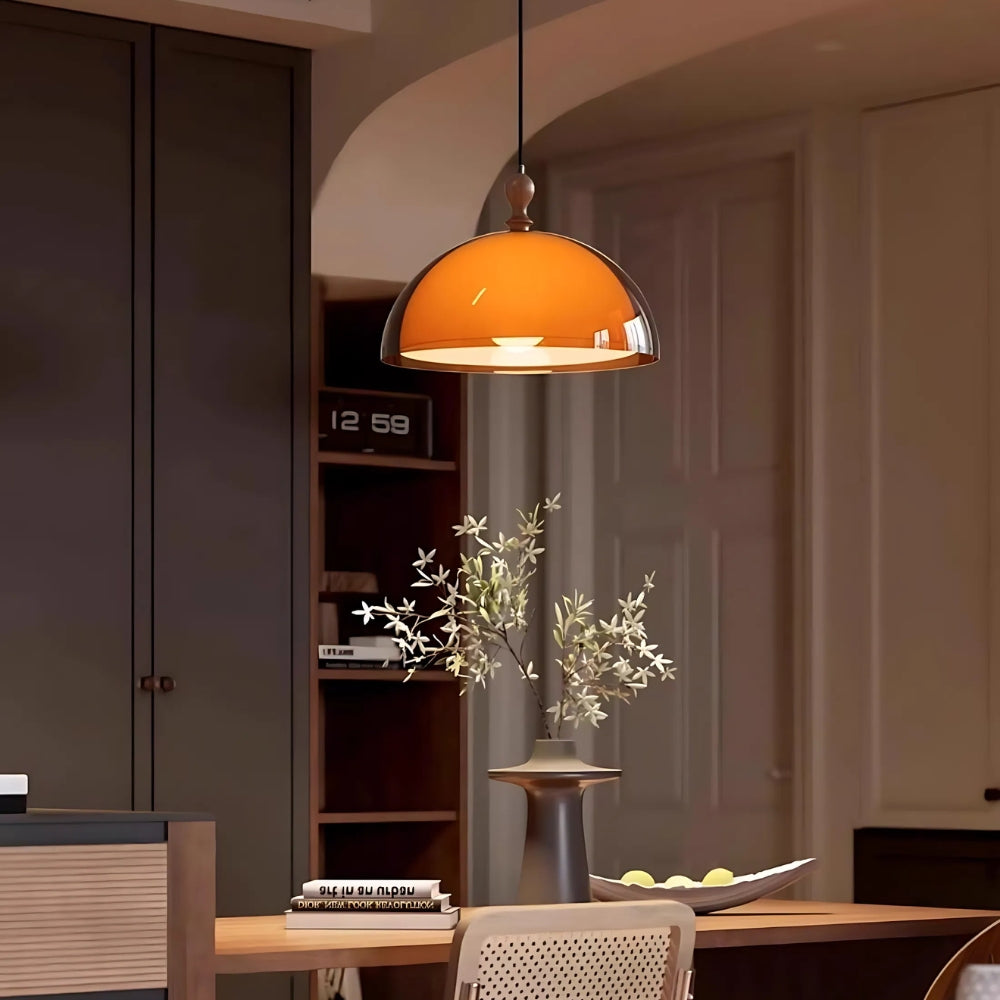 Elegante Vintage Bauhaus Kuppel Pendelleuchte für Schlafzimmer