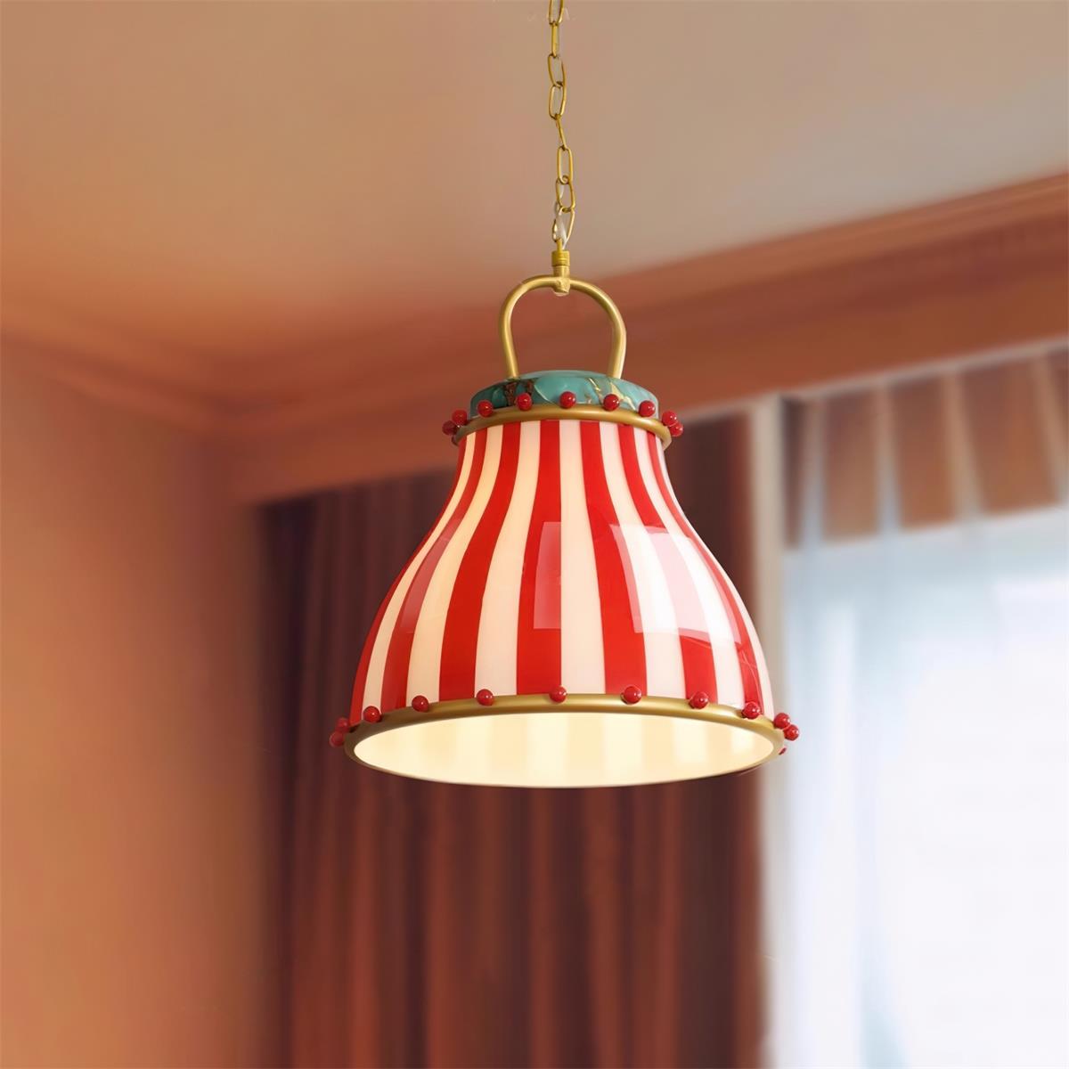 Dekoration Retro Glas Zirkus Pendelleuchte
