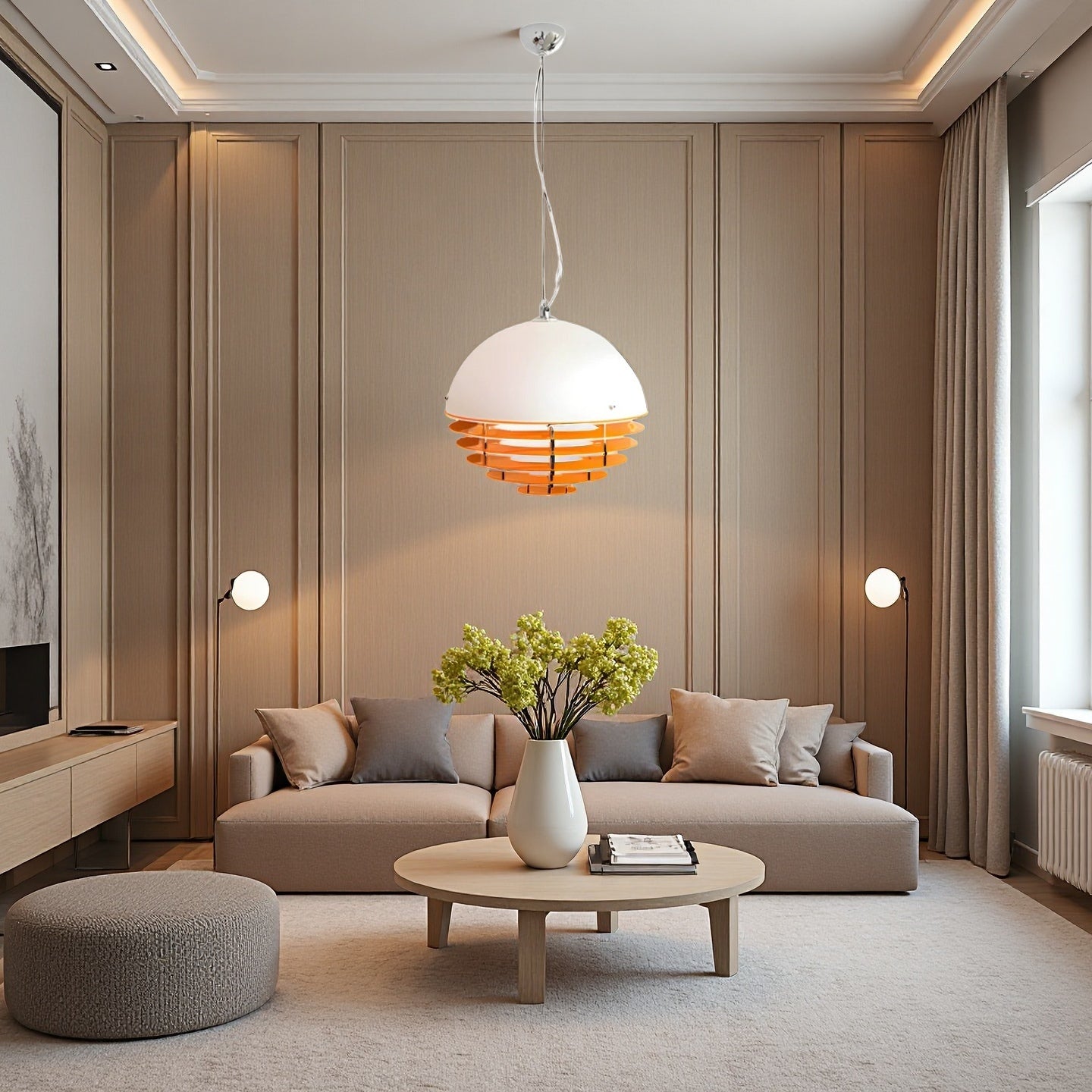 Sunset Pendant Light - Bauhaus Glass Pendant Light