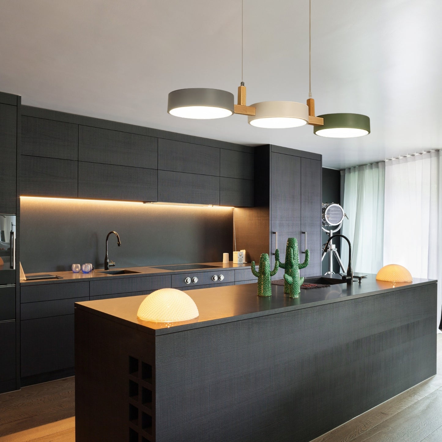 Minimalist Nordic Pendant Lamp in Macaron Colors