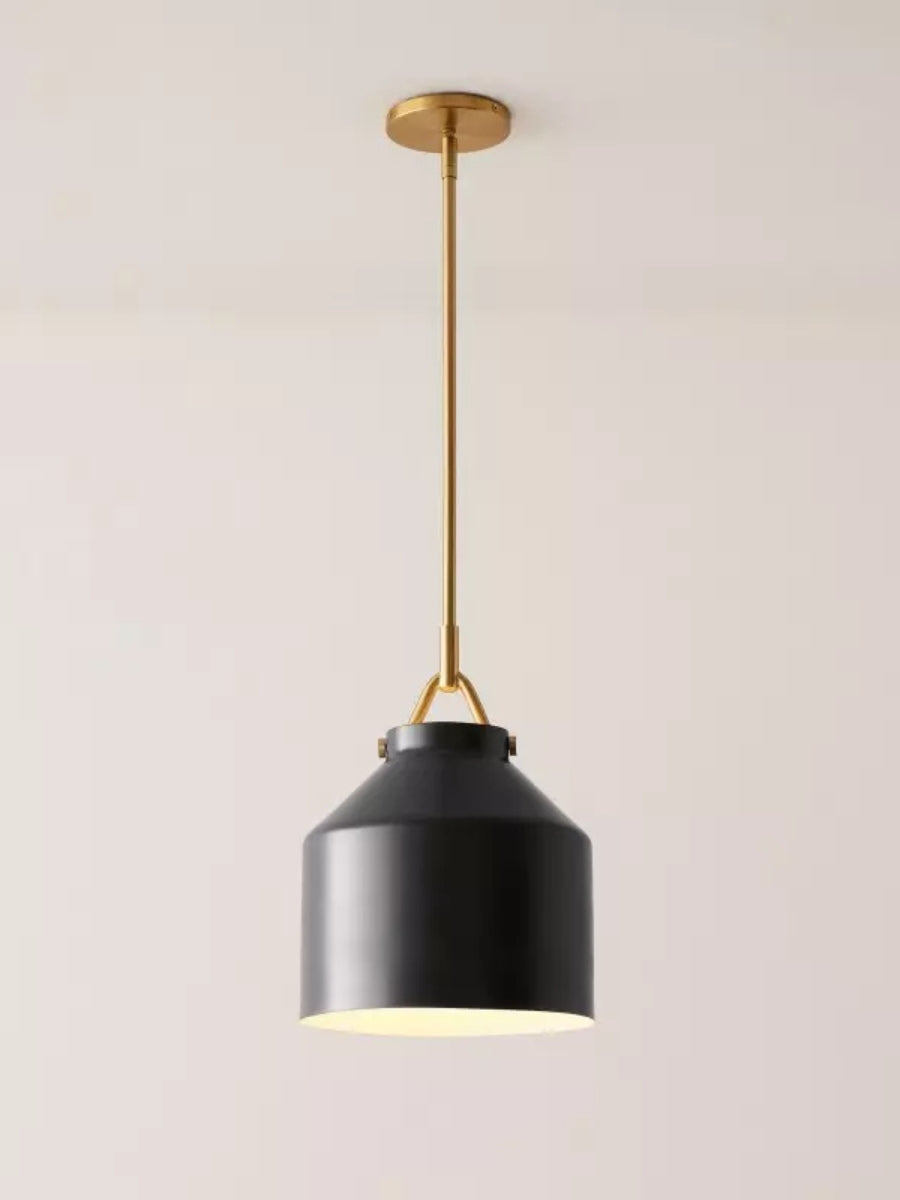 Skandinavisch Metallstange Glockenform Pendelleuchte