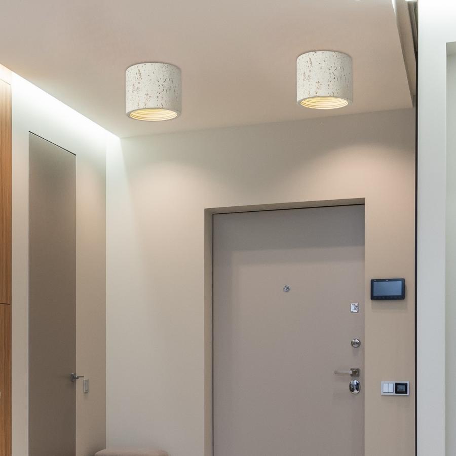 Moderne zylindrische Wabi-Sabi-Deckenlampe