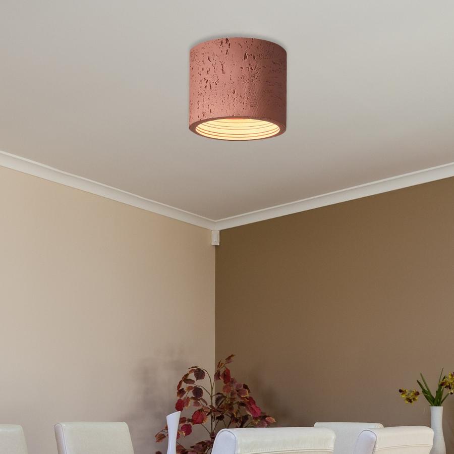 Moderne zylindrische Wabi-Sabi-Deckenlampe
