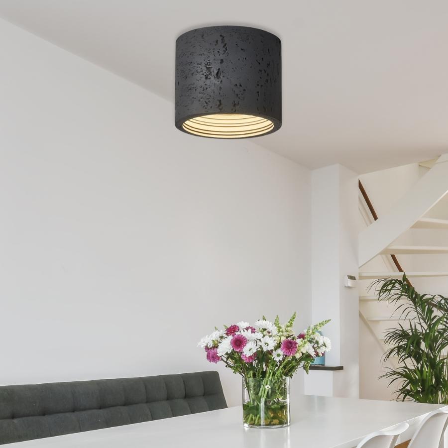 Moderne zylindrische Wabi-Sabi-Deckenlampe