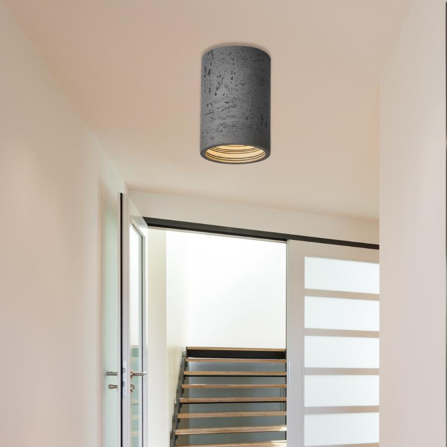 Moderne zylindrische Wabi-Sabi-Deckenlampe