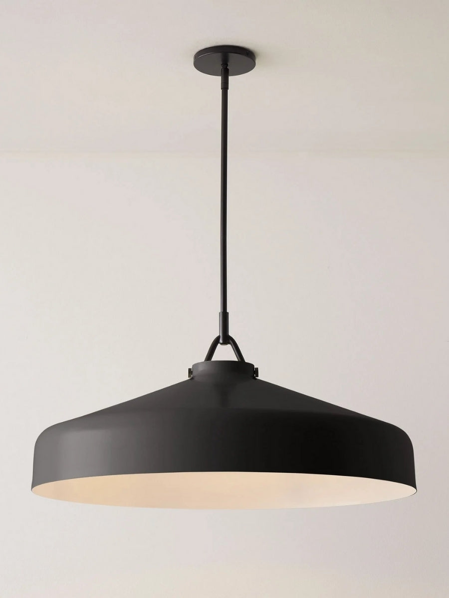 Skandinavisch Metallstange Glockenform Pendelleuchte