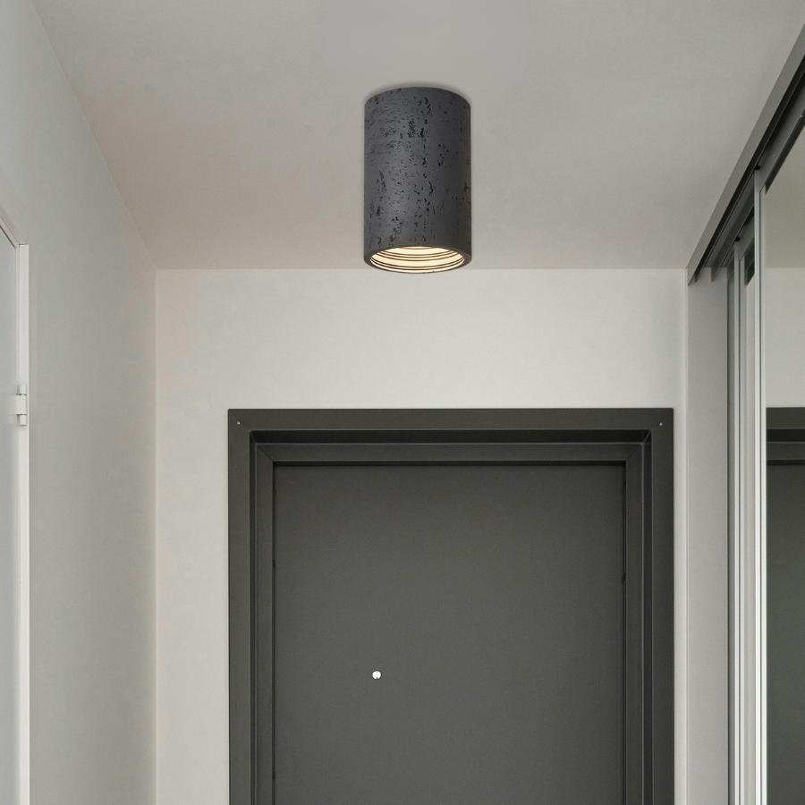Moderne zylindrische Wabi-Sabi-Deckenlampe