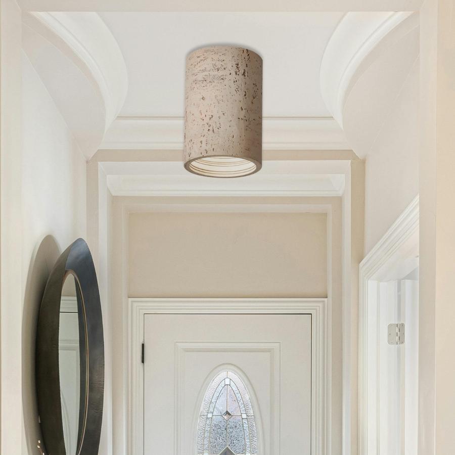 Moderne zylindrische Wabi-Sabi-Deckenlampe
