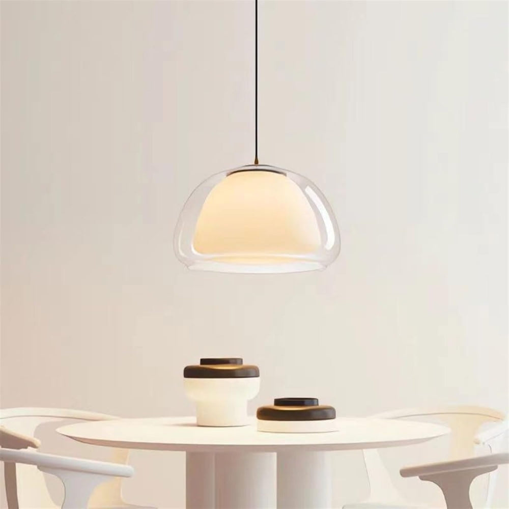 Moderne nordische Jelly Glas Pendelleuchte für Kücheninsel