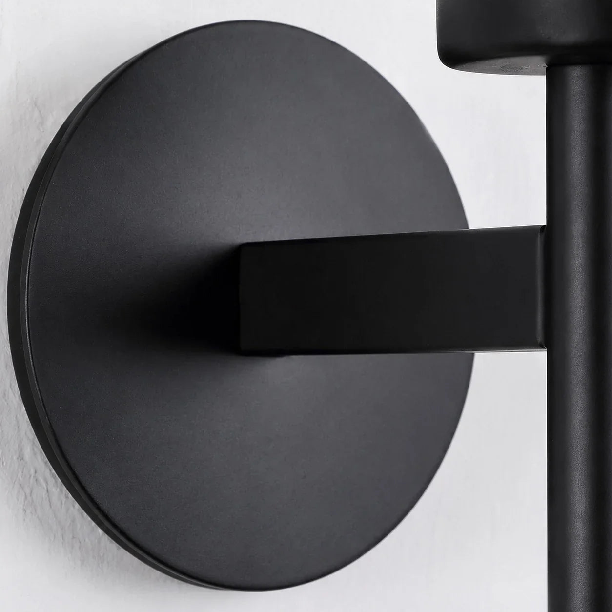 Main view of rippled glass outdoor wall sconce