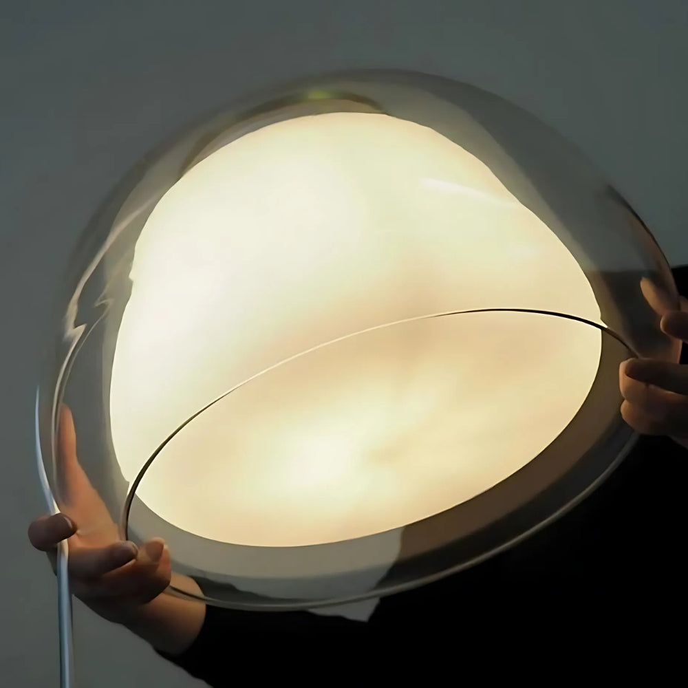 Moderne nordische Jelly Glas Pendelleuchte für Kücheninsel