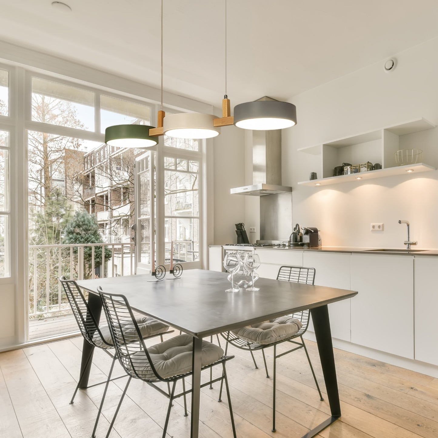 Minimalist Nordic Pendant Lamp in Macaron Colors