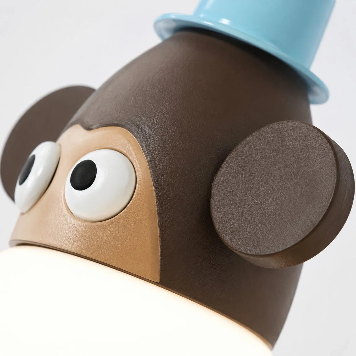 Animal LED pendant light shade detail