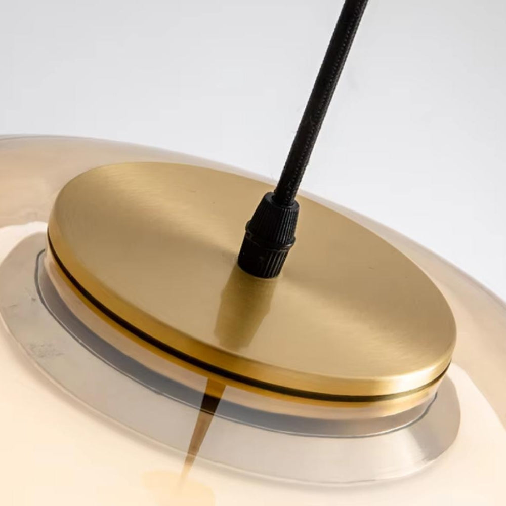 Moderne nordische Jelly Glas Pendelleuchte für Kücheninsel
