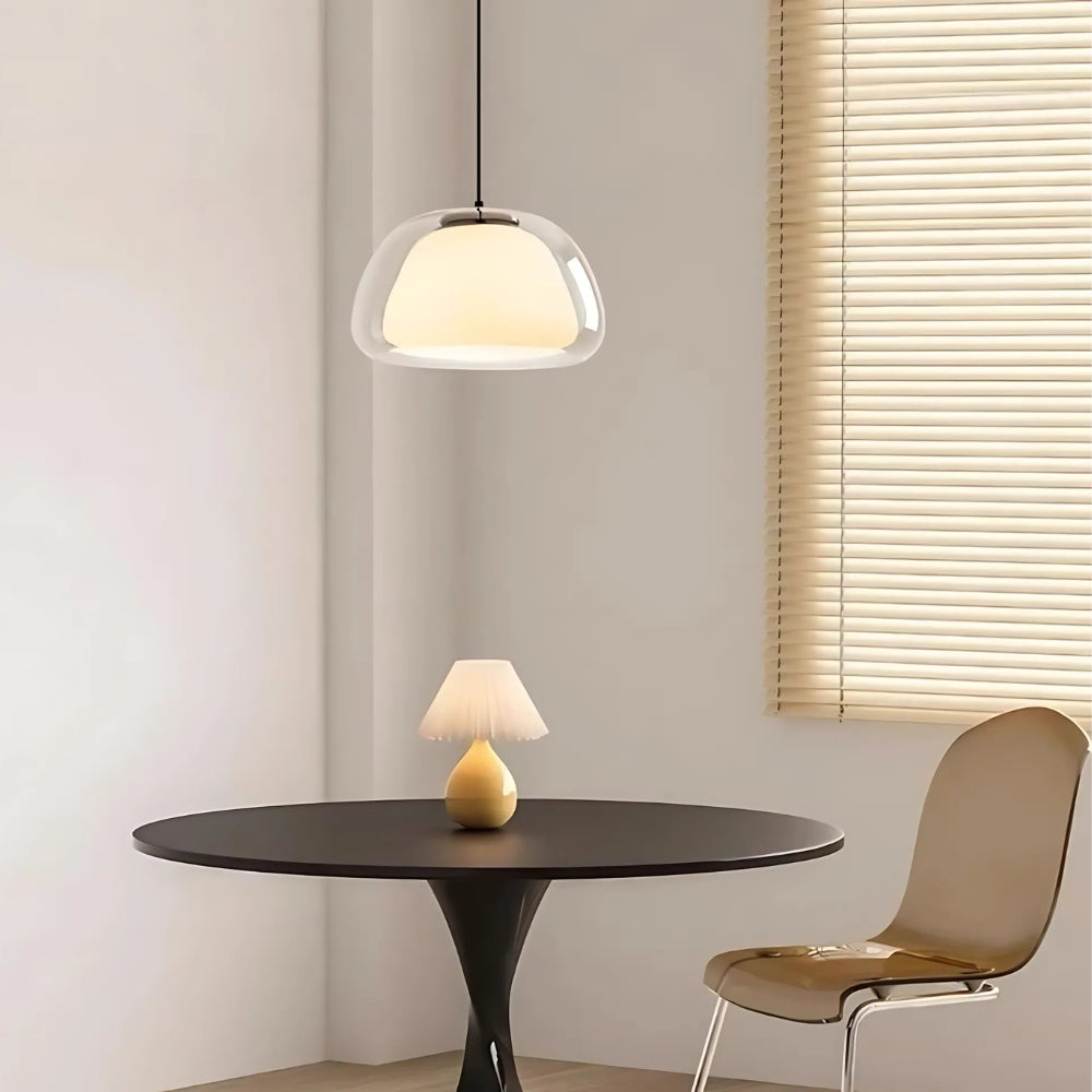 Moderne nordische Jelly Glas Pendelleuchte für Kücheninsel
