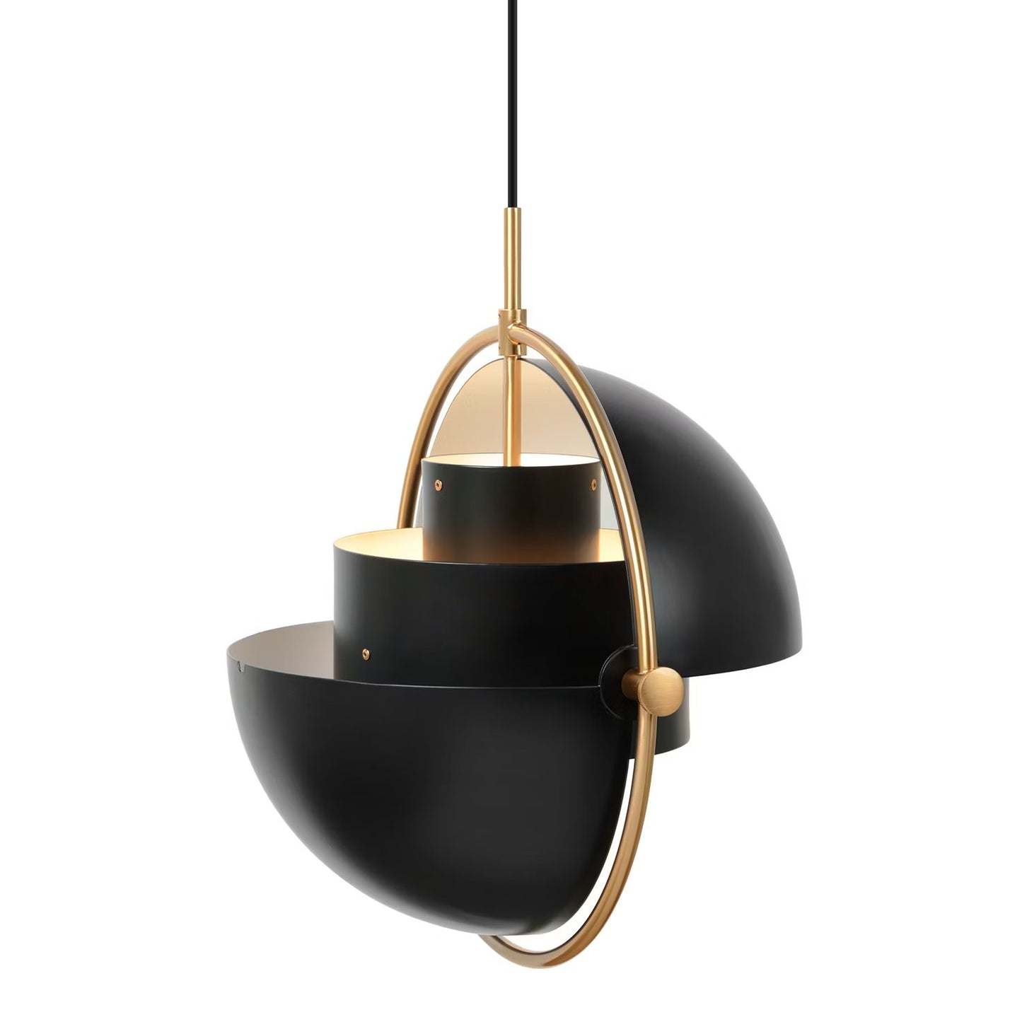 Multiva Sculptural Pendant Light – Adjustable Chandelier in Danish Modern Style for Dining Areas N18