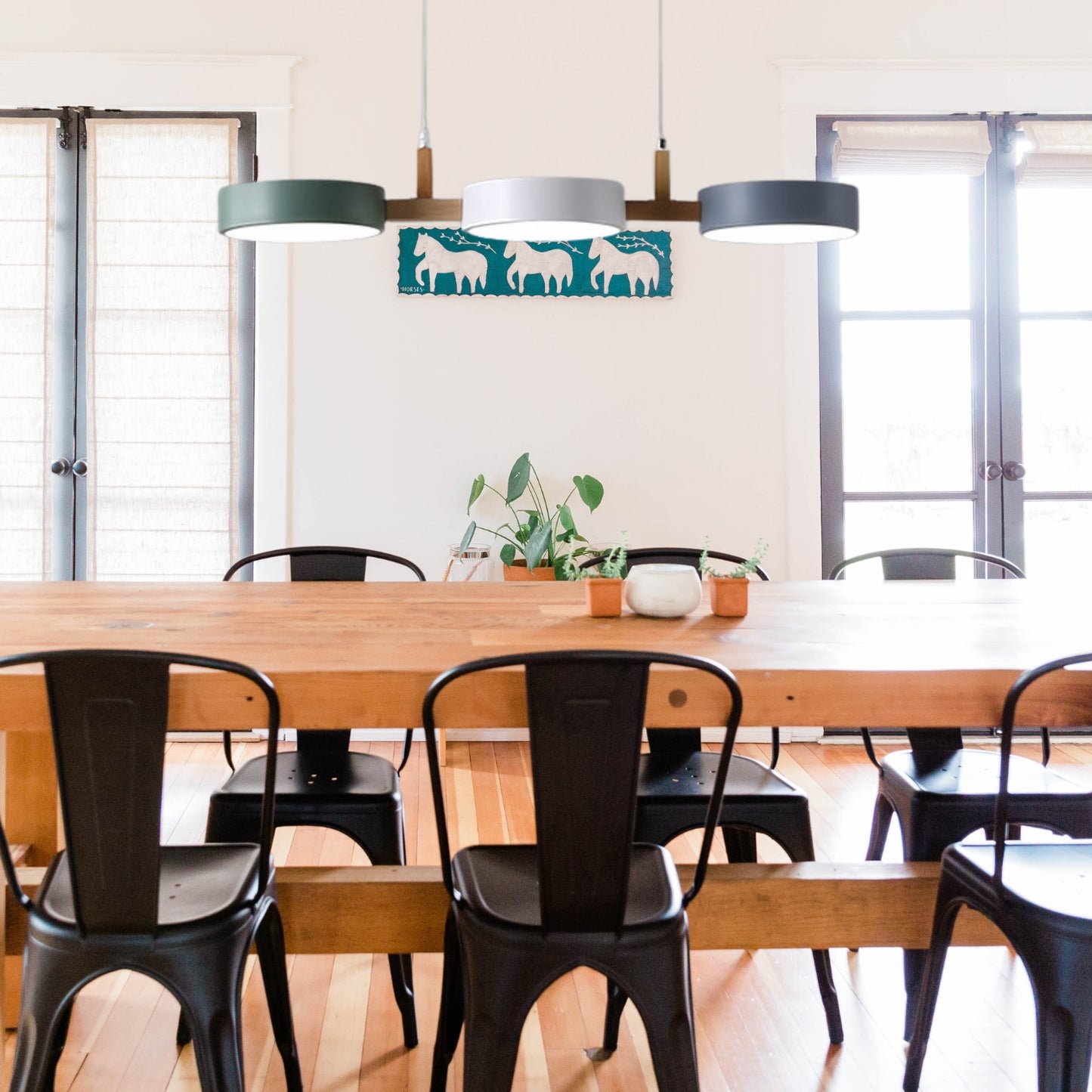 Minimalist Nordic Pendant Lamp in Macaron Colors