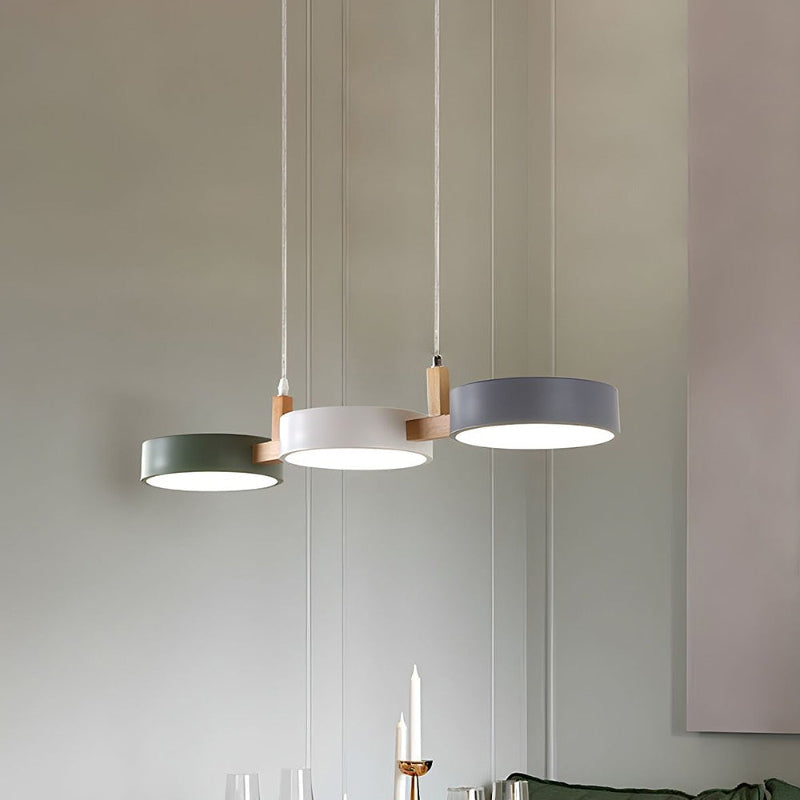Minimalist Nordic Pendant Lamp in Macaron Colors