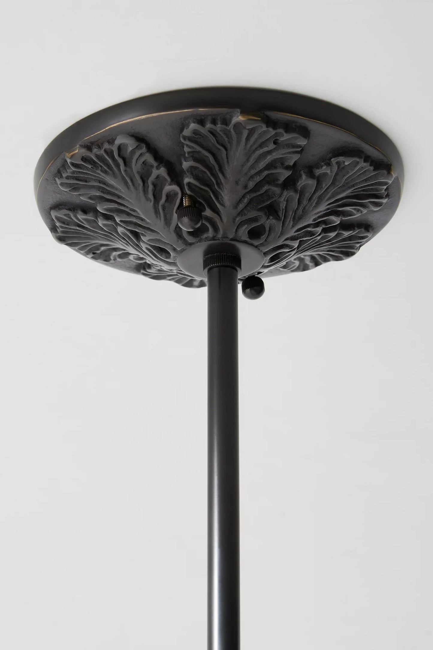 Vintage Eloise Glas Kronleuchter 3 Flammig