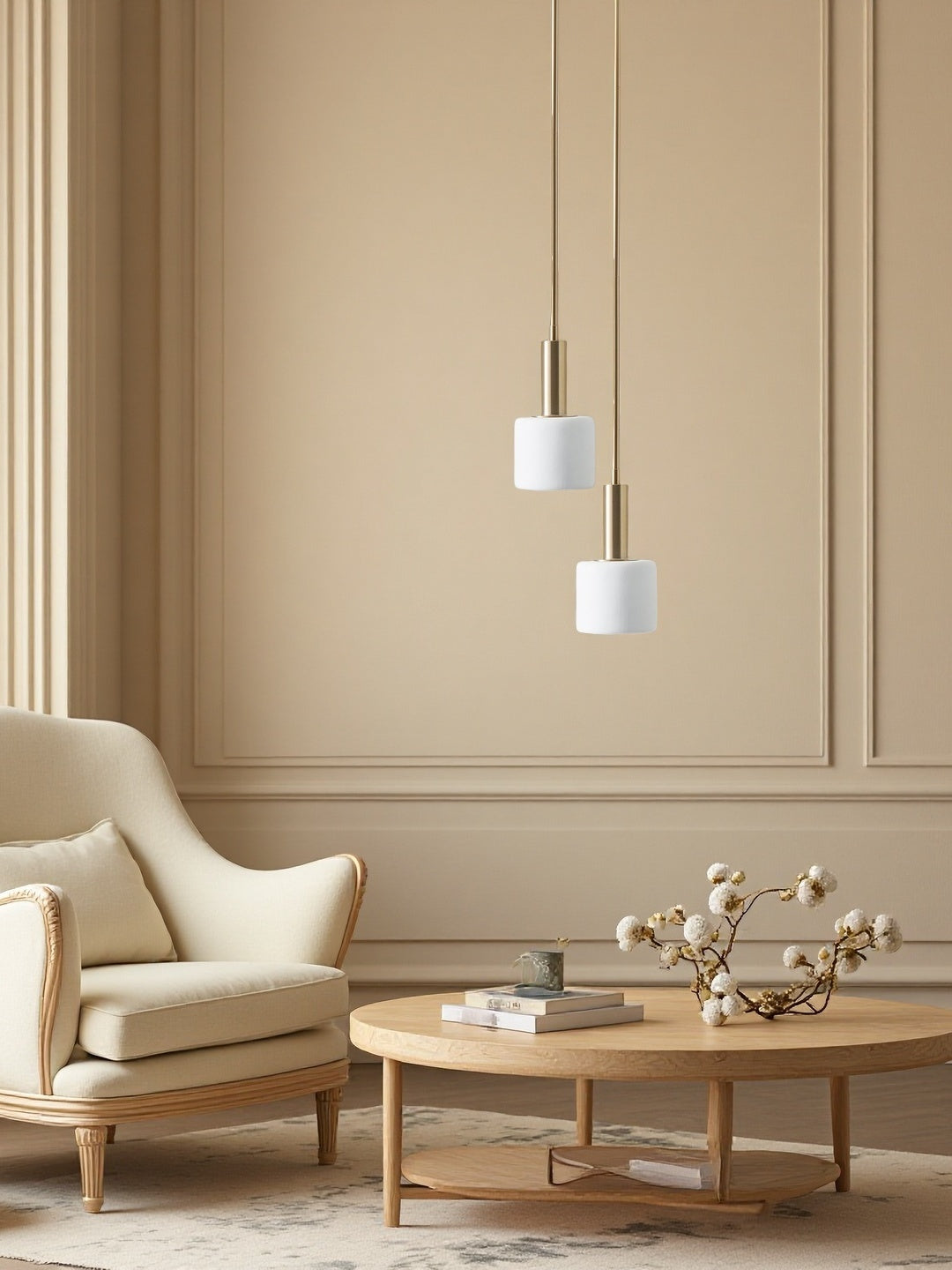Modern Weiße Anders Porcelain Pendelleuchte