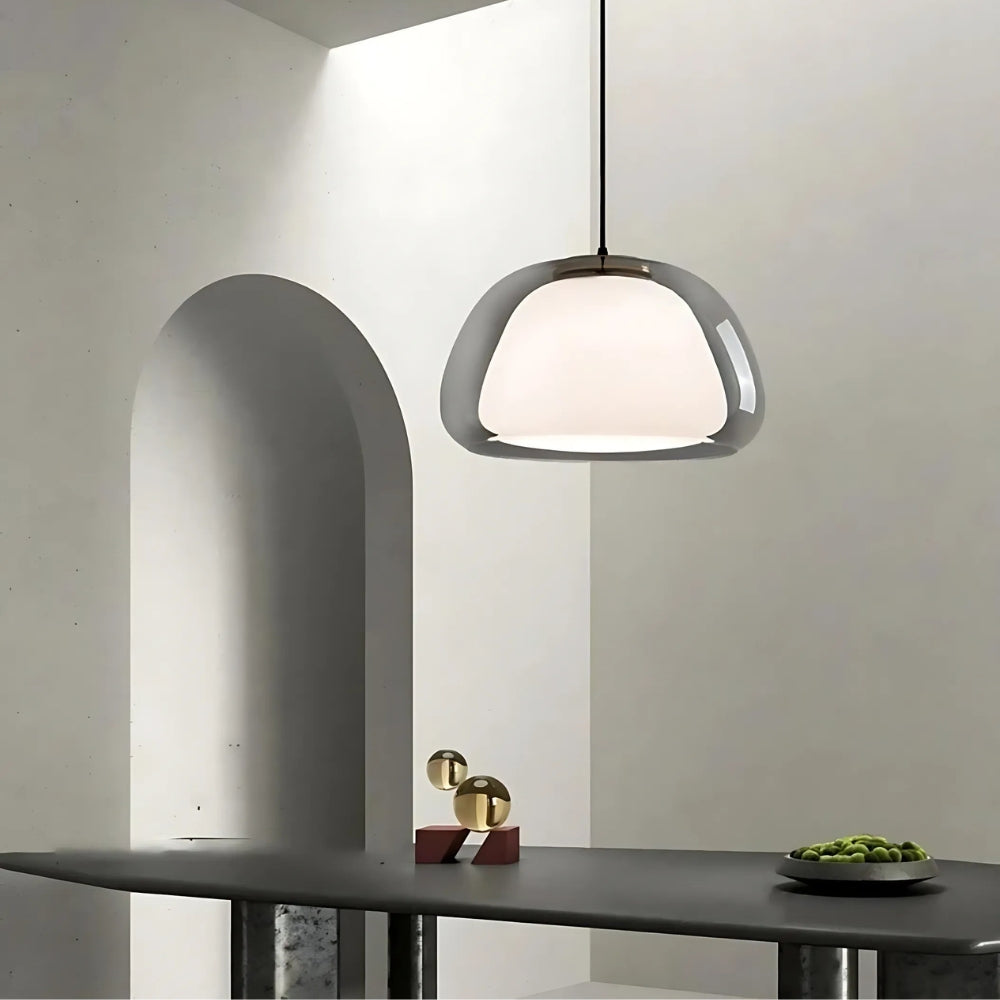 Moderne nordische Jelly Glas Pendelleuchte für Kücheninsel