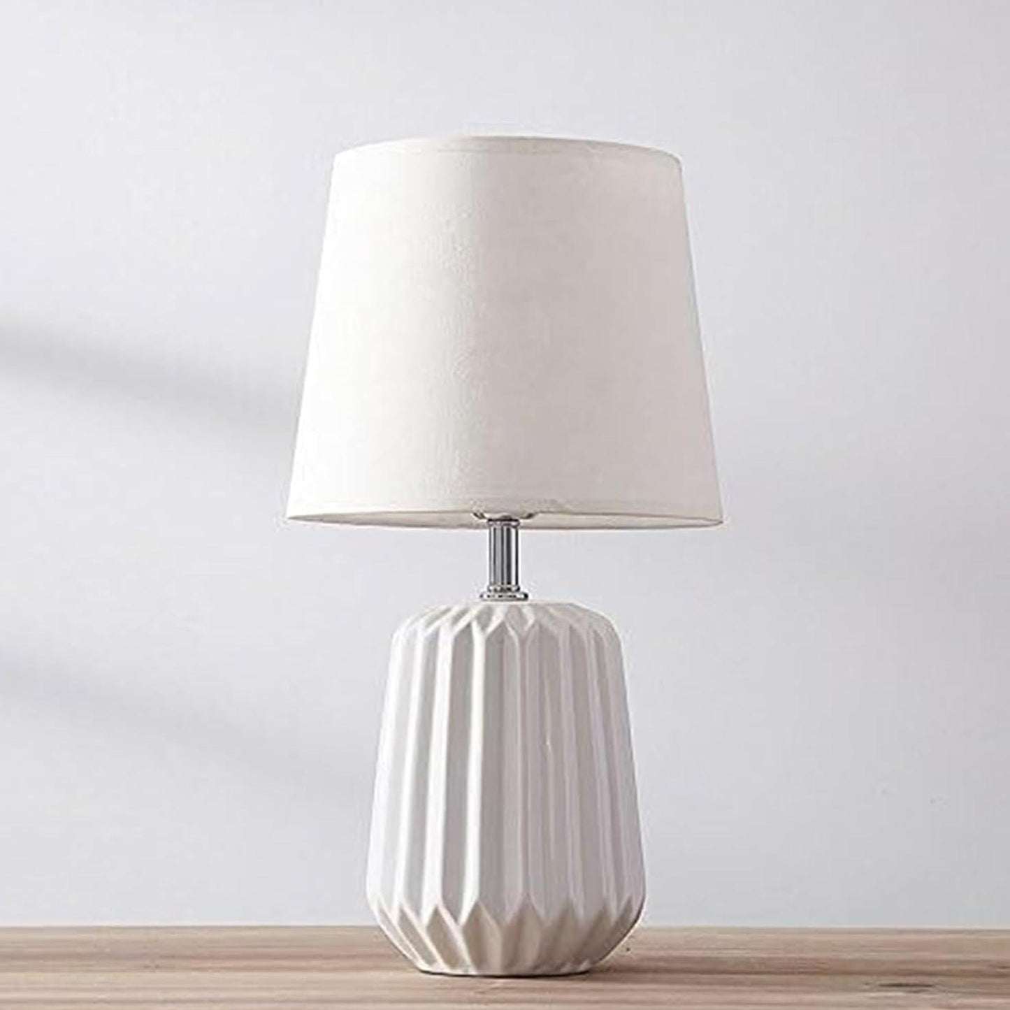 Nobel Stoff Keramik Bett Tischlampe