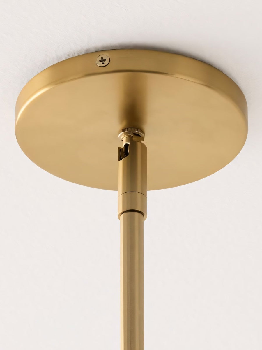 Skandinavisch Metallstange Glockenform Pendelleuchte