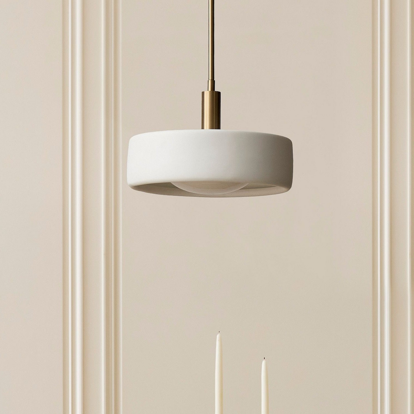 Modern Weiße Anders Porcelain Pendelleuchte