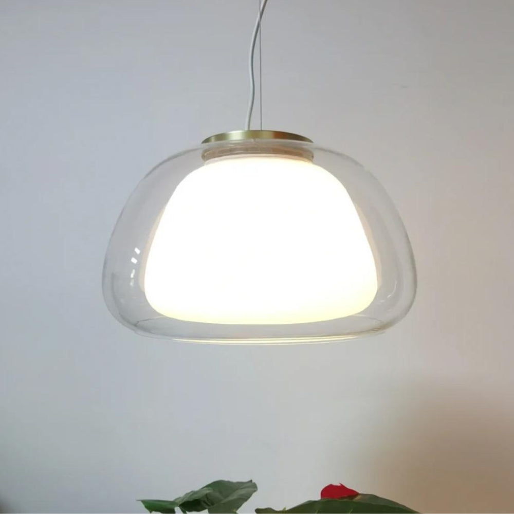 Moderne nordische Jelly Glas Pendelleuchte für Kücheninsel