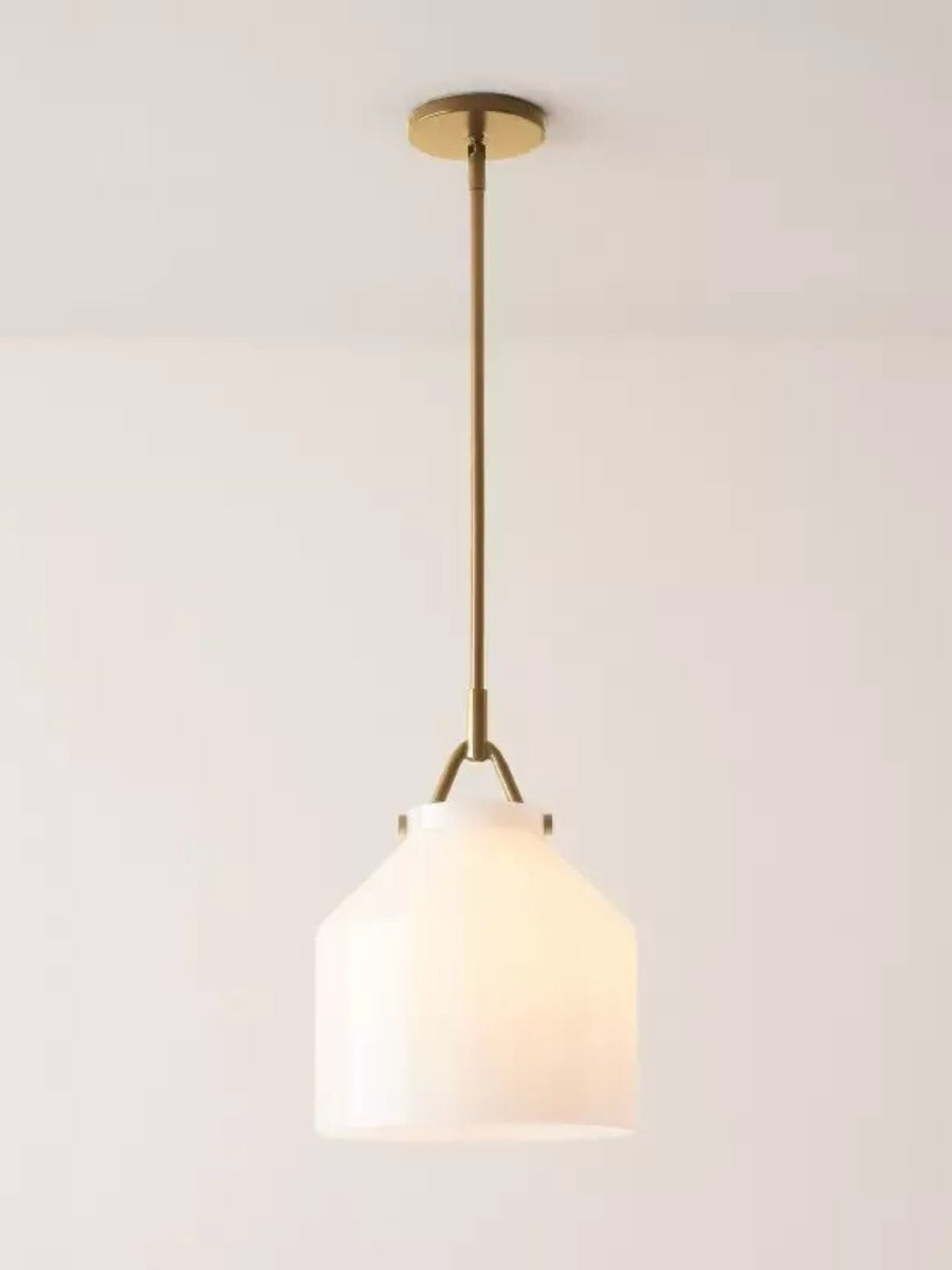 Skandinavisch Metallstange Glockenform Pendelleuchte