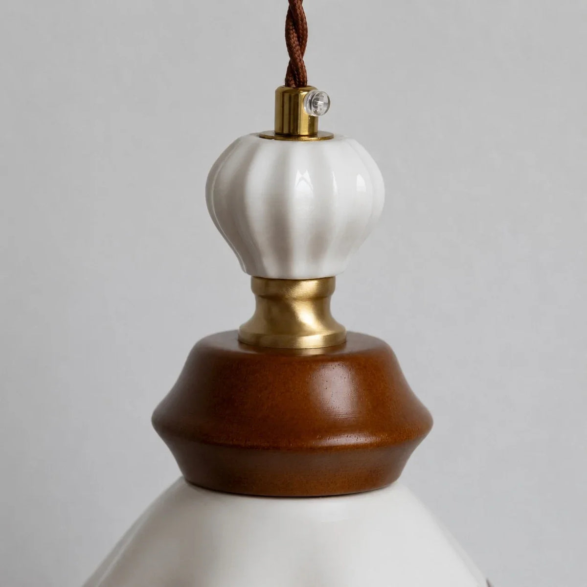 ceramic socket cap and adjustable cord detail