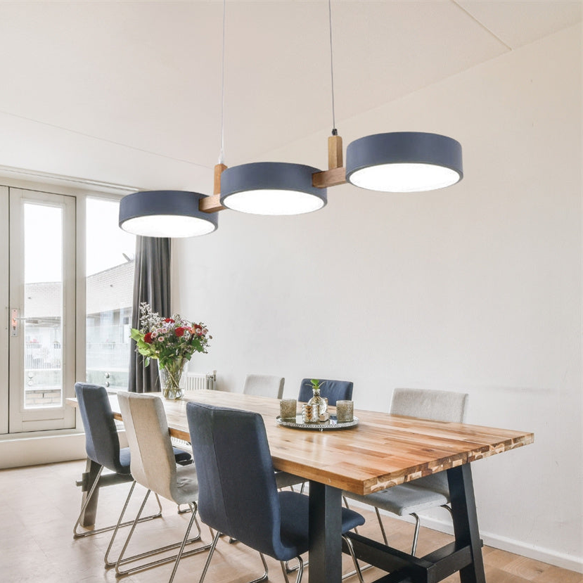 Minimalist Nordic Pendant Lamp in Macaron Colors