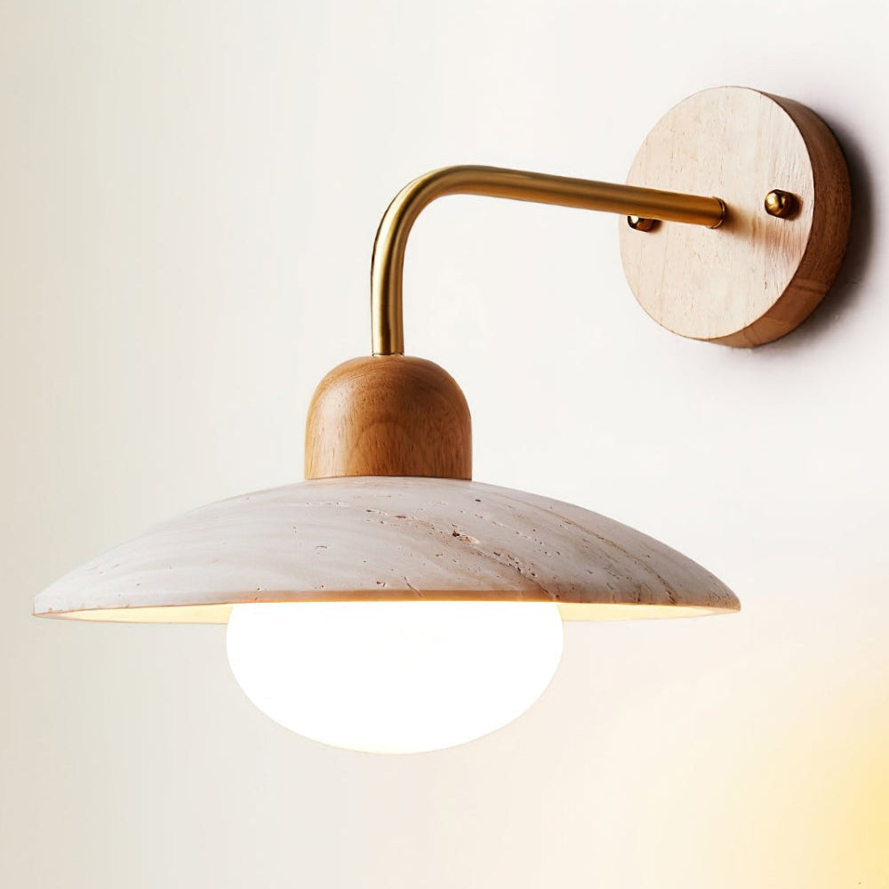 Modernes Design Disc Travertin Wandleuchte