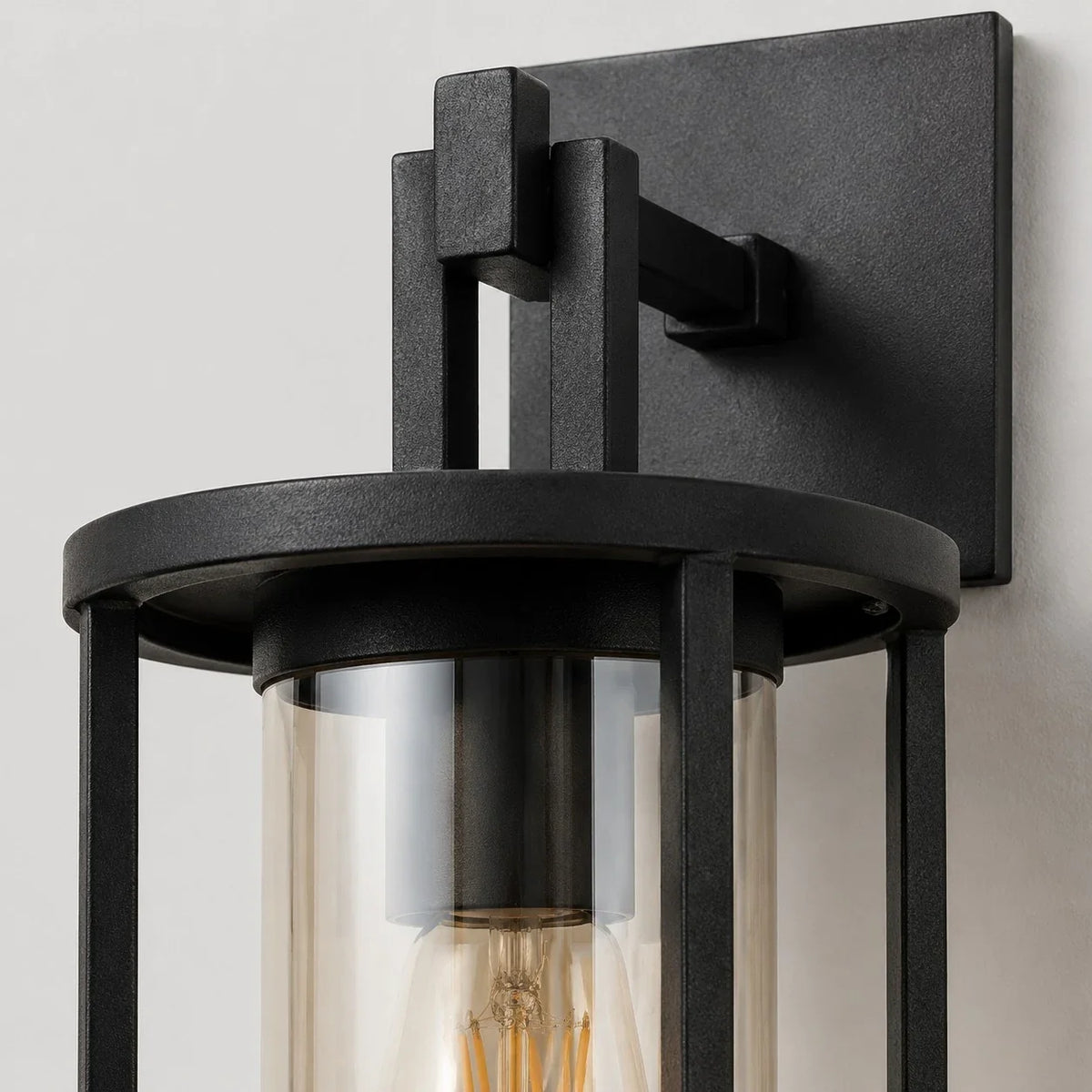 outdoor wall lantern detail
