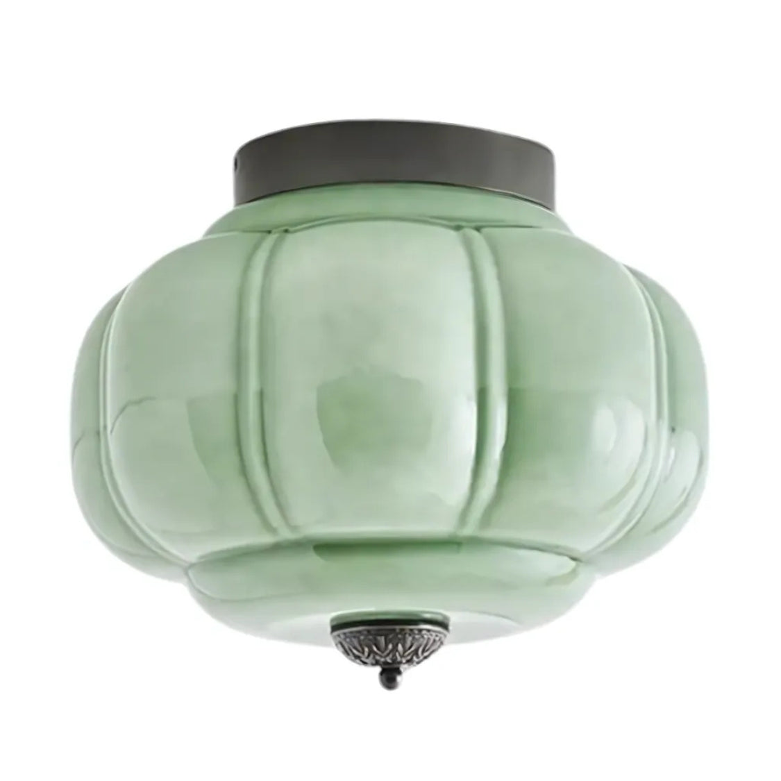 Eloise Deckenleuchte Milchglas - Unterputzmontage Deckenlampe Vintage