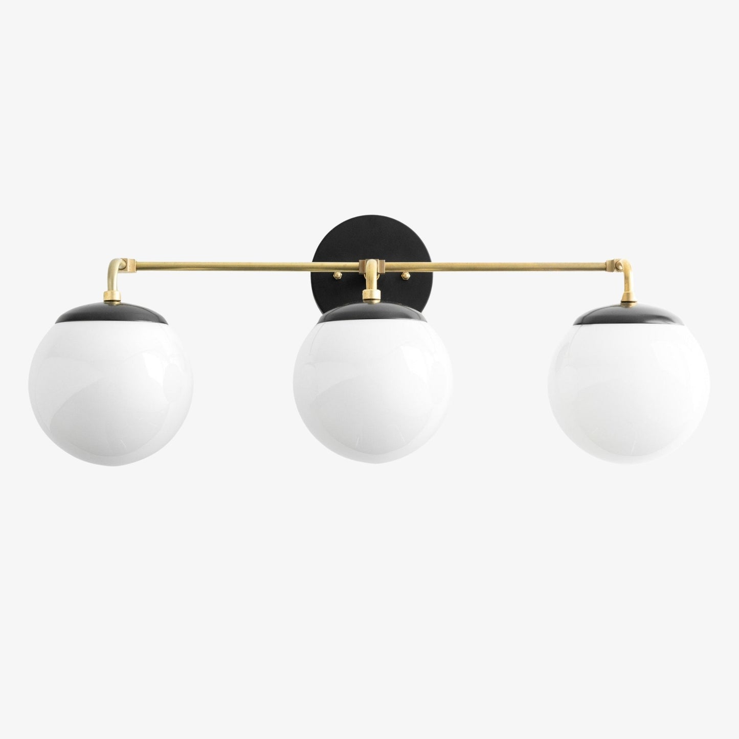 Glorica Glass Wall Sconce - Modern Vintage Vanity Light Fixture